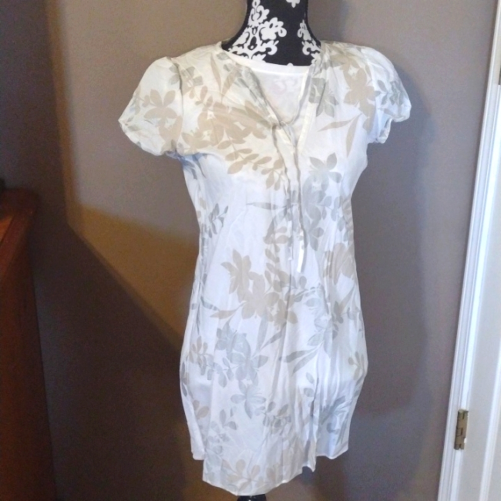 New York & Company Floral Tunic